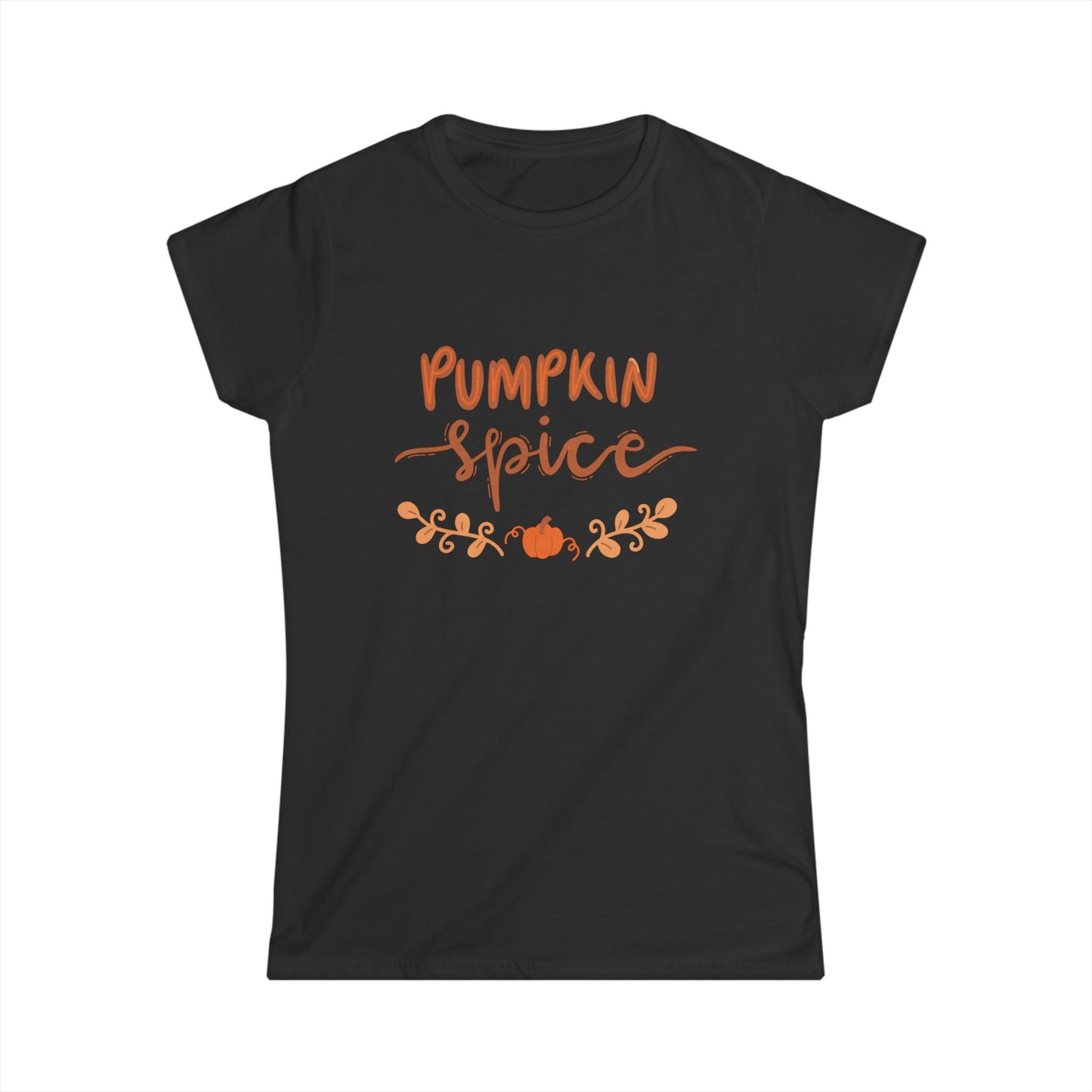 Pumpkin Spice Women's Tee, Fall Fashion, Cozy Autumn T-Shirt, Thanksgiving Gift, Casual Wear, Seasonal Style