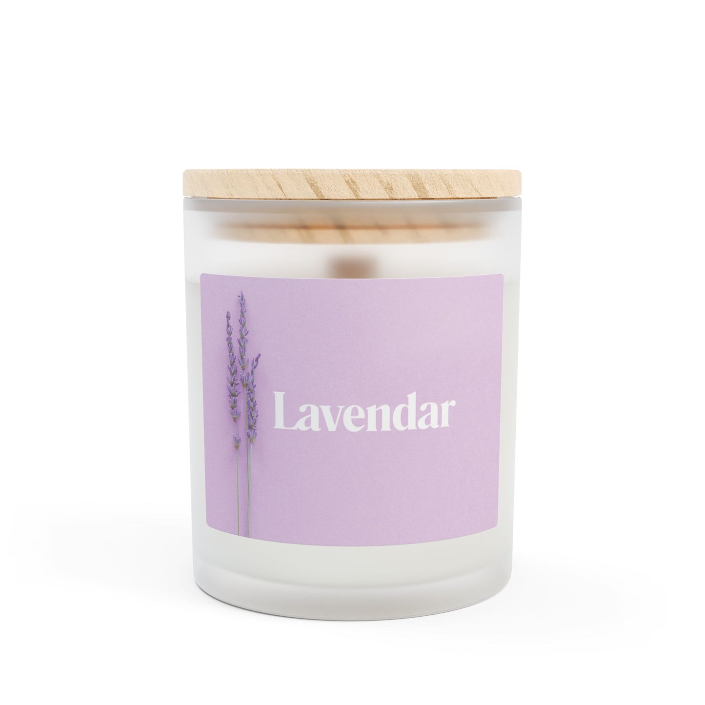 Frosted Glass Candle