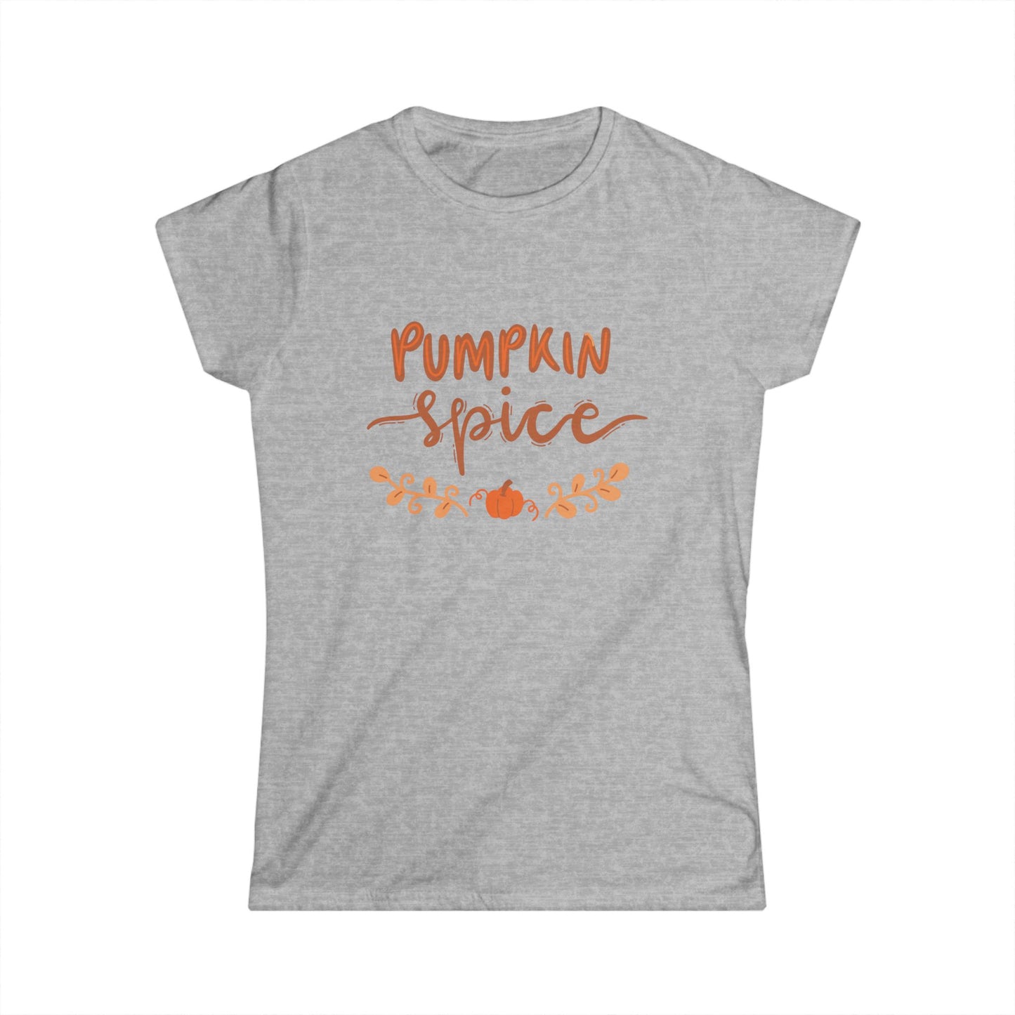 Pumpkin Spice Women's Tee, Fall Fashion, Cozy Autumn T-Shirt, Thanksgiving Gift, Casual Wear, Seasonal Style